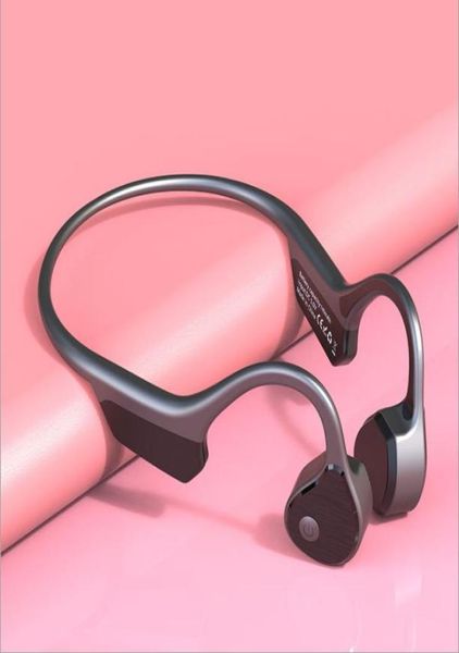Cuffie a conduzione ossea Pro9 Auricolari wireless Bluetooth 50 con auricolare wireless OpenEar in titanio sportivo impermeabile IP569779810