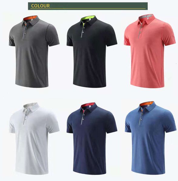 LL Outdoor Herren-Poloshirt, schnell trocknend, schweißableitend, kurzes Oberteil, männliche Ärmel, hohe Menge, belüftet, lu 2024