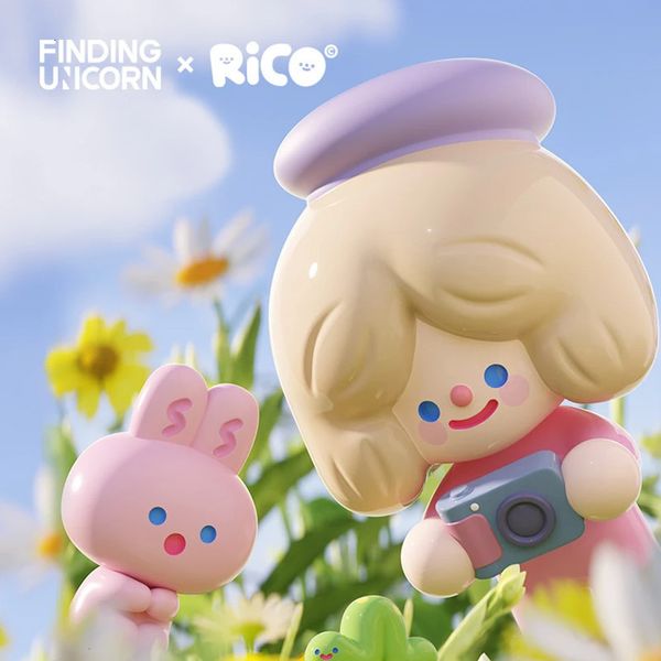Слепая коробка веселье Rico Happy Picnic вместе серия Blind Box Spring Go Пикник Kawaii фигур