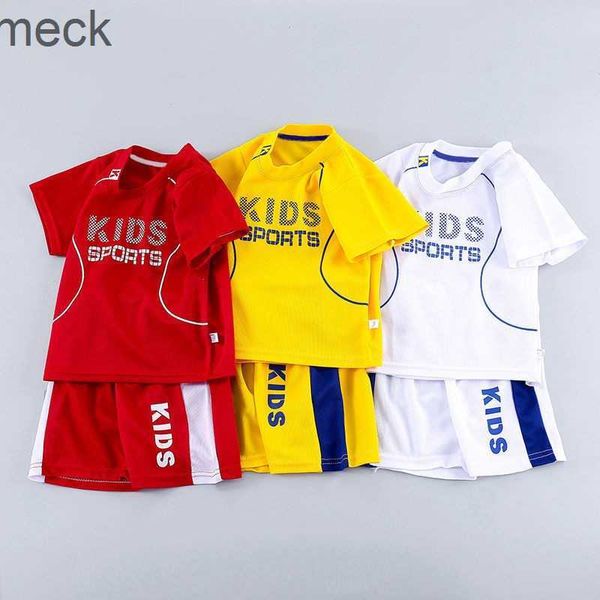 Set di abbigliamento 1 2 3 4 5 anni tuta da basket per bambini estate ragazzo ragazza sport definisce i vestiti per bambini set da 2 pezzi t-shirt per ragazzi + pantaloncini