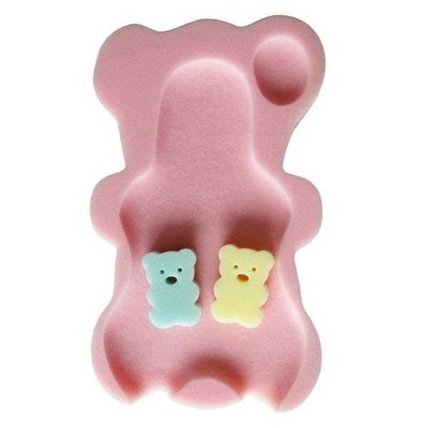 Baby Slip Non Slip Slip Mold Body Body Cushion Sponge Tubs Tapete de segurança Bathtub Seat + 2pcs Espumos Rubiços Presentes P230417