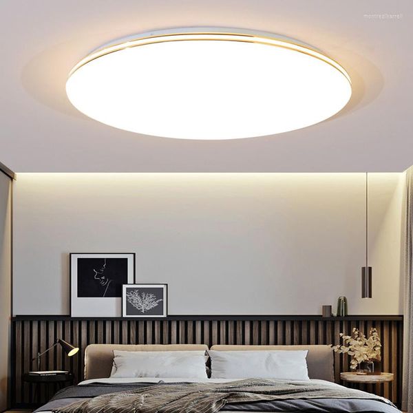 Deckenleuchten Nordic LED Pendelleuchte 36W 24W dimmbare Kronleuchter rund für Schlafzimmer Küche Besprechungsraum Lampen Beleuchtung