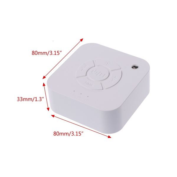 Máquina de ruído branca de monitor de bebê Máquina de som USB de bebê USB para viagens infantis e adultas 230418