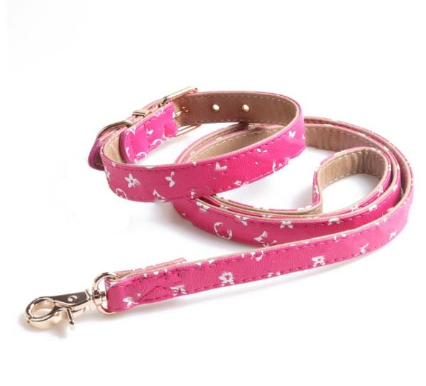 Neues Haustierhalsband Presbyopie-Hundehalsband Pu-Metallschnalle Hundehalsband Top-Qualität