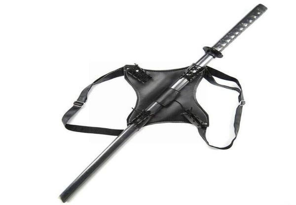 Suporte traseiro adulto traje vintage bainha de couro para espada papel medieval jogando acessório titular guerra cavaleiro katana a9x46216976