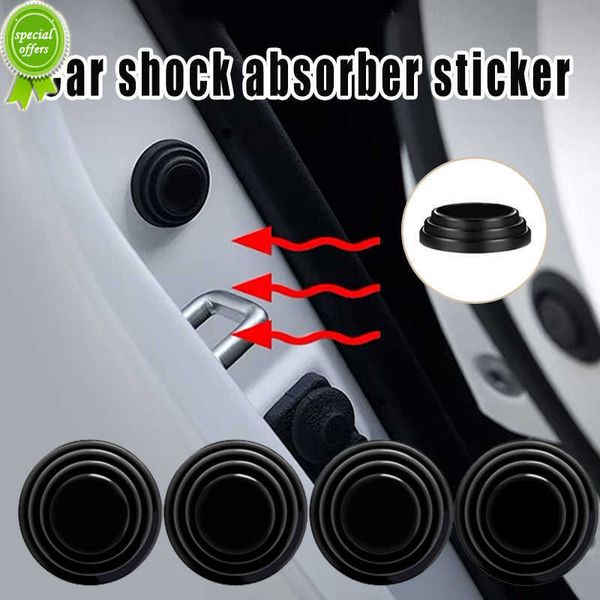 Adesivi universali per auto in silicone per porte ammortizzatori Tappetino per bagagliaio per auto Chiusura per porte anti-shock Adesivi per buffer Guarnizione