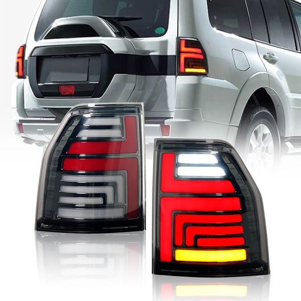 Auto Rücklichter für 06-20 Mitsubishi Pajero V93 Rücklicht Montage V97 Modifizierte LED Straßenlaterne Blinker Lampe Bremslicht