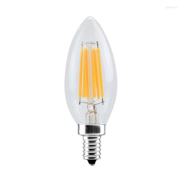 Edison Cob filamento Retro Candle LED LED/Lâmpada de lâmpada de chama Chandelier G2AB
