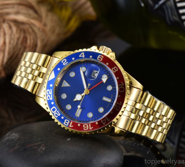 Orologio da uomo di alta qualità di design Luxury Clone 41mm cinturino impermeabile in acciaio inossidabile con zaffiro luminoso Calendario Sport AAAA