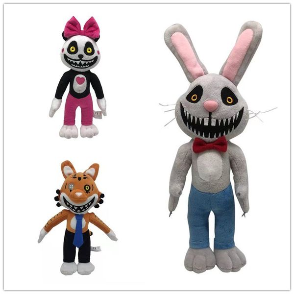 28cm Korku Oyunu Playhouse 2 Peluş Bebek Karikatür Figür Tavşan Mr Hopp Kawaii Bay Hopp Miss Bo Figür Oyuncak Noel