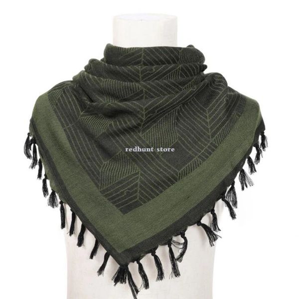 Mode Gesichtsmasken Halsmanschette Taktische Wüste Shemagh Keffiyeh Arab Tessel Schal Wrap Outdoor Winddicht Staubdicht Schutz für Männer 110 x 110 cm 231117