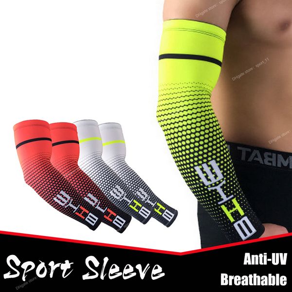 2 Stück coole Männer Sport Radfahren Laufen Fahrrad UV-Sonnenschutz Manschettenabdeckung schützende Armmanschette Fahrrad-Armwärmer Ärmel Sport SafetyArm Warmers Schutzarm