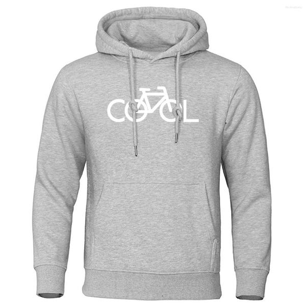 Felpe con cappuccio da uomo 2023 Primavera Autunno Felpa con cappuccio Felpa Uomo Casaul Bike It's Cool Men Leisure Warm Pullover Abbigliamento uomo Streetwear