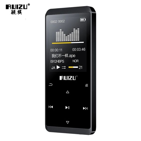 MP3 MP4-плееры RUIZU D02 Hi-Fi музыкальный плеер 8 ГБ Портативный спортивный Walkman с поддержкой экрана 1 8 дюймов FM-радио Электронная книга Часы-рекордер 231117