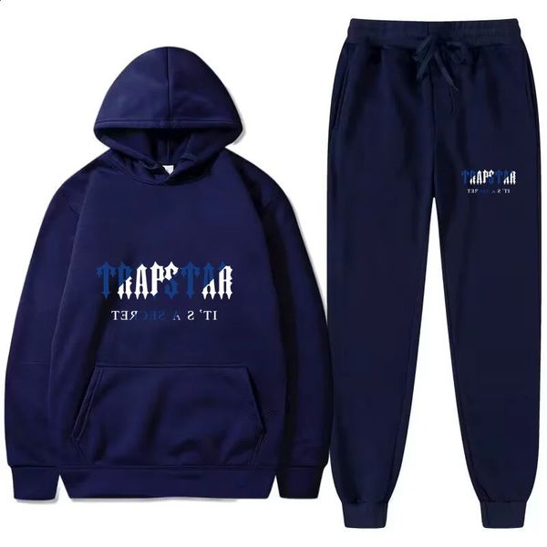 Tracksuits masculinos 2023 homens e mulheres outono inverno com capuz terno casual sportswear agarrar veludo duas peças moda solta calças com capuz 231118