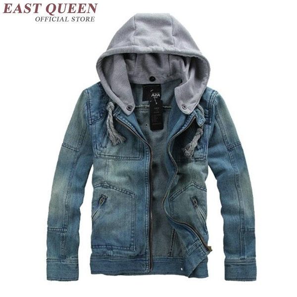 Herrenjacken Herbst 2023 Jeansjacke Oversized Denim Hoodies Cowboy Herren Und Mantel Plus Größe 4XL 5XL 2930 YQ