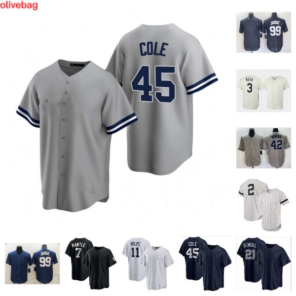 Personalizar 28 Josh Donaldson 39 Jose Trevino Camisa de beisebol 45 Gerrit Cole 65 Nestor Cortes 12 Isiah Kiner-Falefa 25 Gleyber Torres Youth-6xL costurado