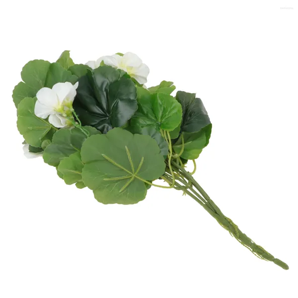 Декоративные цветы фальшивые искусственные цветы на открытом воздухе Букет Свадебная ваза герани -бегония пучков