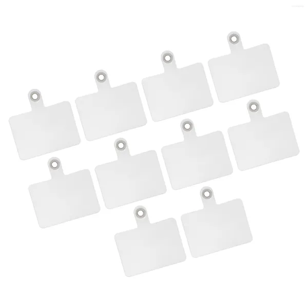 Borse contenitore 10 pezzi Guarnizione per carte cellulari Cordini per badge Donne Tether Cordino per telefono Pad Parte di ricambio in PVC Miss