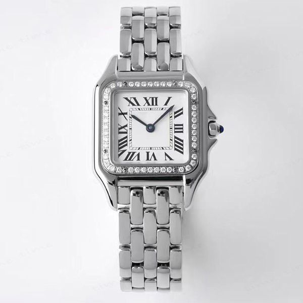 модные женские часы квадратные римские роскошные мужские дизайнерские часы высокого качества 22 мм 39 мм сапфировые водонепроницаемые часы для пар часы из нержавеющей стали праздничный подарок с коробкой