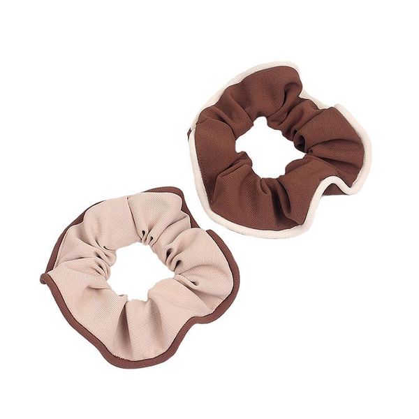 Ringas intestinais de grande intestino faixas de cabelo elásticas para mulheres garotas Scrunchies HairBand Floral Ploth Rubber Bail Acessórios