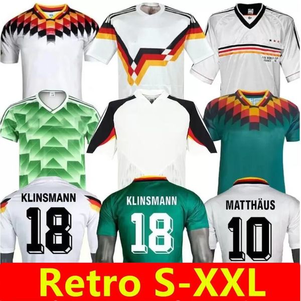 1988 1990 1996 1998 Maglie da calcio Germania Retro Littbarski BALLACK KLINSMANN 2006 2014 16 maglie KALKBRENNER 1996 2004 Matthaus Hassler Bierhoff KLOSE