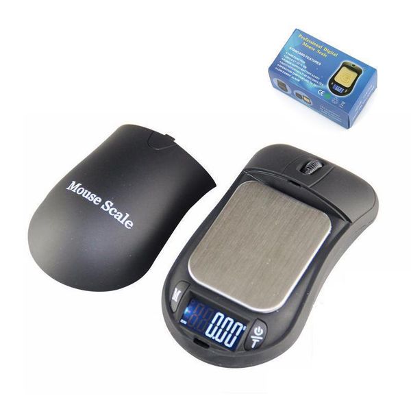 Bilance da cucina a forma di mouse 100G 0.01G Mini bilancia digitale portatile per chiavi per auto per carati Diamond Lab 0.01 grammo P Dhgarden Dhhop