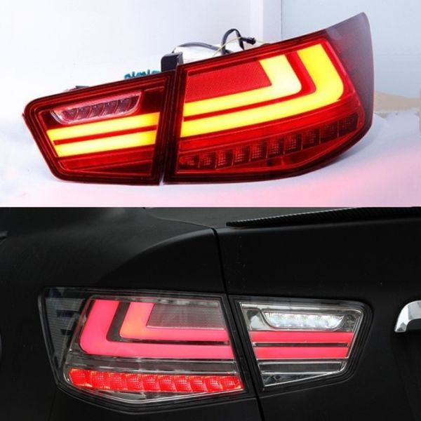 Автомобильные задние фонари для Kia 09-13 Freddy Taillight Assembly Модифицированная светодиодная светодиодная световая тормозная лампа Сигнал