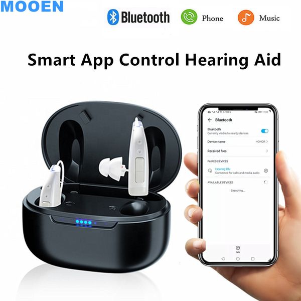 Other Health Beauty Items 30-Kanal-Hörgerät Wiederaufladbare Bluetooth-HdO-Ohrgeräte für ältere Menschen Audifonos Sound Amplifier Taubheit 230419