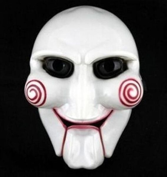 Komik Maskeli Yapma Maskesi Cadılar Bayramı Parti Maskesi İlginç Cosplay Billy Yapboz Saw Puppet Masquerade Costume PROP Yaratıcı DIY333K7969464