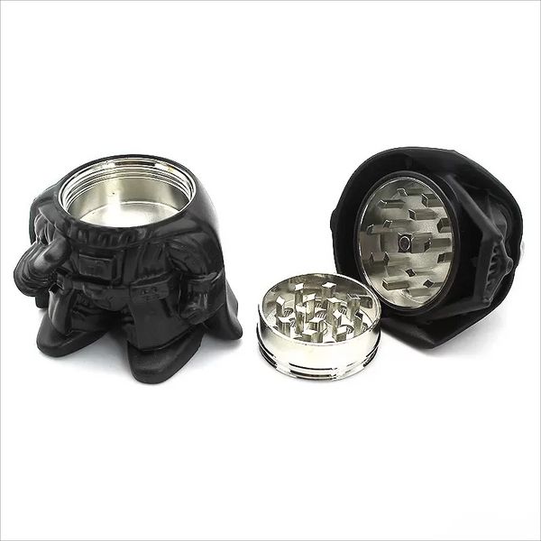 Shop Shopchromium Crusher CNC Filtro Filtro de rede Black Knight Grinder 3 Camadas liga de zinco fumando tabaco