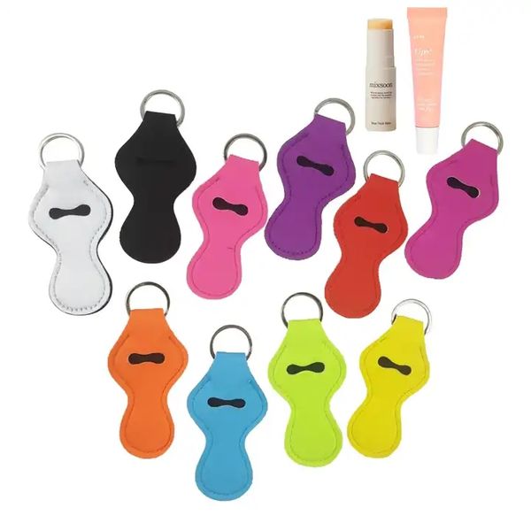 Party Favor Lippenstift Cover Händedesinfektionsset Schlüsselanhänger Tauchmaterial Para Colgar Las Llaves Schlüsselhaken