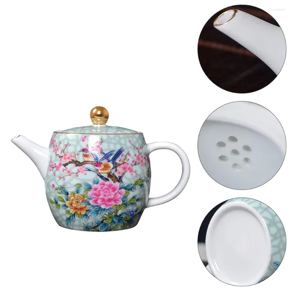 Geschirr-Sets Teekanne Tee Keramik Wasserkocher Topf Chinesisches Porzellan Lose Töpfe Infuser Blatt Kaffee Vintage Wasserkrug China Home Herdplatte