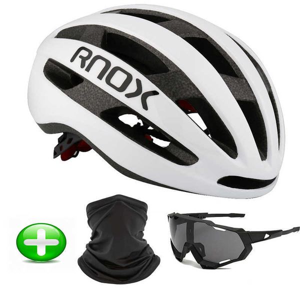 Езда на велосипеде Rnox Aero Bicycle Safety Ultralight Road Bike Helme Red MTB Cycling Horlme Outdoor Mountain Sports Cap Casco Ciclismo P230419