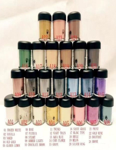 STOCK Makeup Matte Pigment Lose Lidschattenpigmente 75g Lose einzelner Lidschatten mit englischem Namen1837705