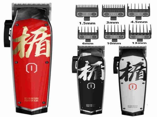 Ножницы Madeshow M10 Профессиональные машинки для стрижки волос для мужчин Регулируемая беспроводная машина для стрижки волос для парикмахеров Триммер для бороды W2210123105100