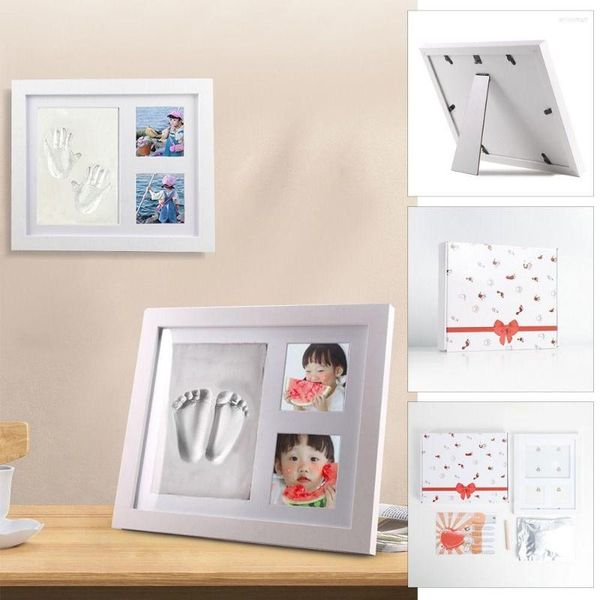 FRAMENTOS PET PET PETH Handprint Inkpad Decoração doméstica impressão manual Moldes de bebê PO Frame