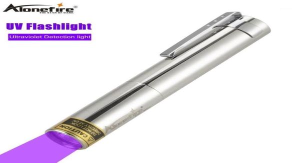 El feneri meşale tek başına SV3271 LED 395NM UV Ultraviyole Torçlu Siyah L7769674