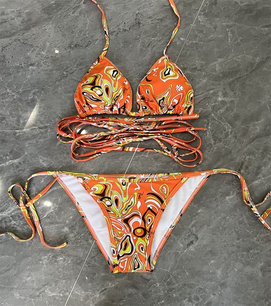 Bikini Set Costume da bagno da donna Nuovo costume da bagno diviso con lacci Micro bikini sexy a triangolo piccolo