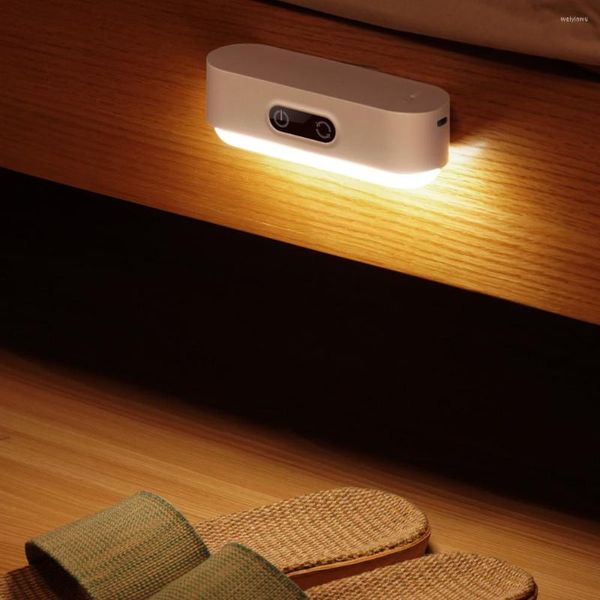 Nachtlichter Bewegungssensor Licht Wireless LED Schlafzimmer Detektor Wand Dekorative Lampe Treppe Schrank Raum Gang