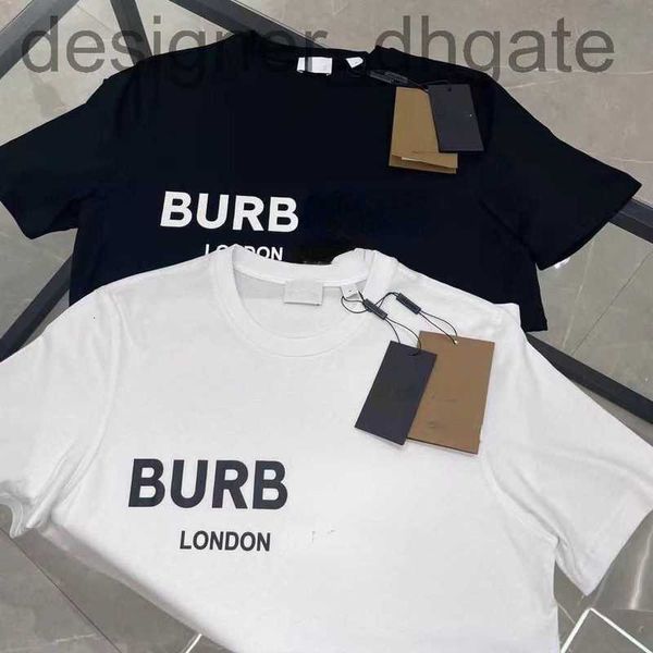 T-shirts pour hommes Designer T-shirt pour hommes Marque de luxe Col rond à manches courtes Classique TB Lettre Imprimer Pull Lâche Chemise Casual Summer Hot MMWS