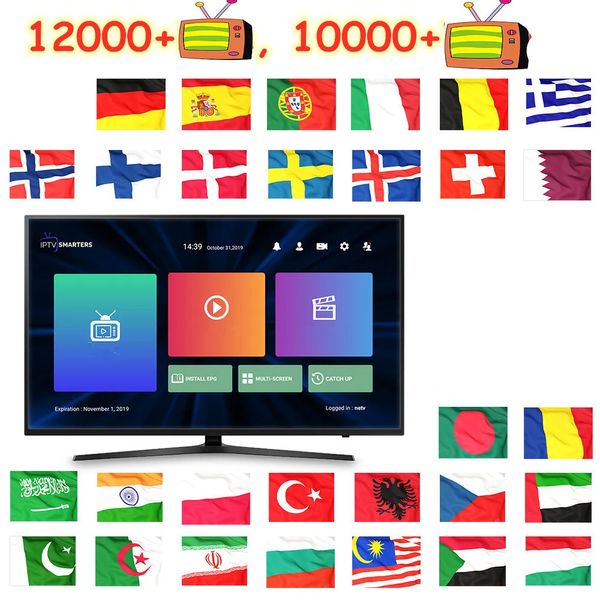  XXX M3U Europa VOD Receiver Lives UK English Spanien Spanien Italien Frankreich HD OTT Plus für iOS Android PC TV Smarter Pro 35000 VOD Live -Kanäle Code kostenloser Testversion Französisch Kanal