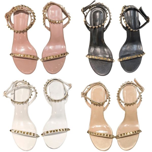 Sandals New High Heels High Sapatos de Designer Top Sapatos Berta