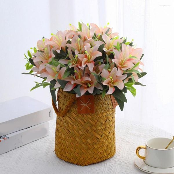 Dekorative Blumen Gefälschte Blume Realistischer Sayuri Künstlicher Künstlerischer Moderner Stil