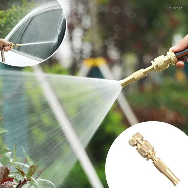 Attrezzature per l'irrigazione Pistola a spruzzo regolabile Giardino Prato Piante Irrigazione Irrigatore ad acqua Lavaggio auto ad alta pressione Ugello per la pulizia della casa
