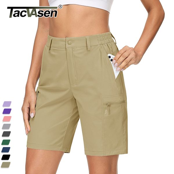 Shorts femininos tacvasen shorts de caminhada rápida seco