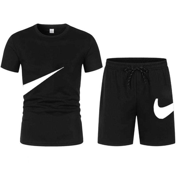 2022 New Basketball Tracksuit Set Men Tir shorts Conjuntos de camisa de verão Summer Sportswear Jogging calça de rua Tops Ter Suit D88