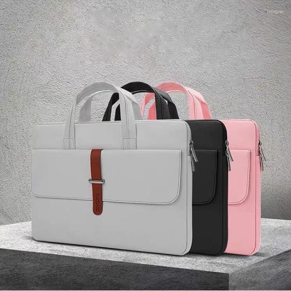 Bolsa de pasta para o laptop Bolsa de grande capacidade para homens Mulheres Travelcase Braço de negócios Bolsas de notebooks de 15 polegadas Bolsa de computador Trabalho