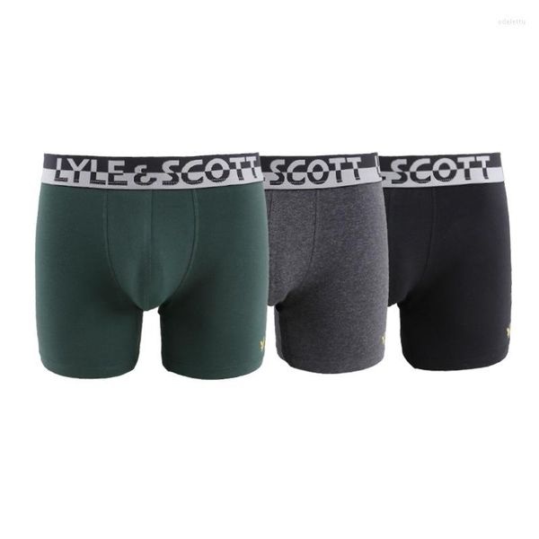 Mutande 3 pezzi Biancheria intima da uomo Set Cotone Uomo Boxer Slip Morbidi e traspiranti Pantaloncini sexy U Convex Pouch Mutandine Taglia USA