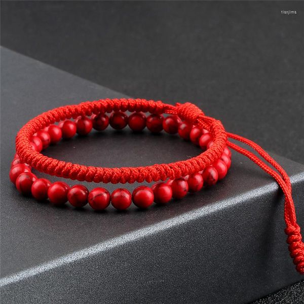 Strand 2pcs Bracciali per coppie Occhio di tigre naturale Pietra nera Perline Braccialetto intrecciato Fascino Preghiera Yoga Guarigione Gioielli per regali di amici